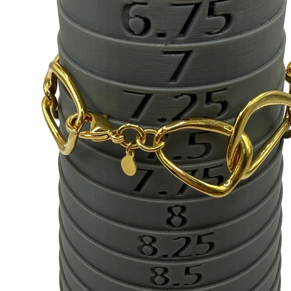 Chunky‎ Gold Link Statement Modern Organic Bracelet Chico's
